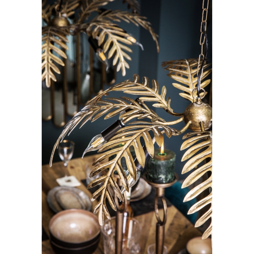 PTMD - Chain-hung chandelier MOIRA 8xE27/40W/230V Ø 77 cm