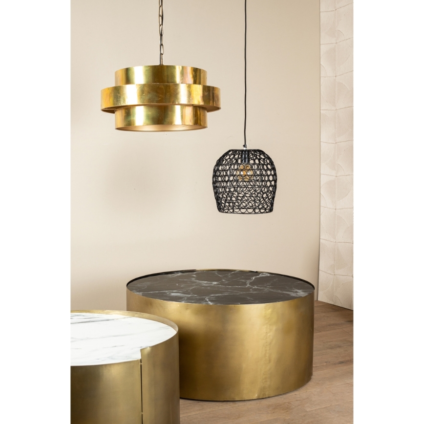 PTMD - Chain-hung chandelier ZANTH 1xE27/40W/230V pr. 52 cm gold