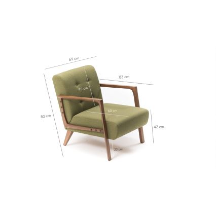 PUKI Green Armchair