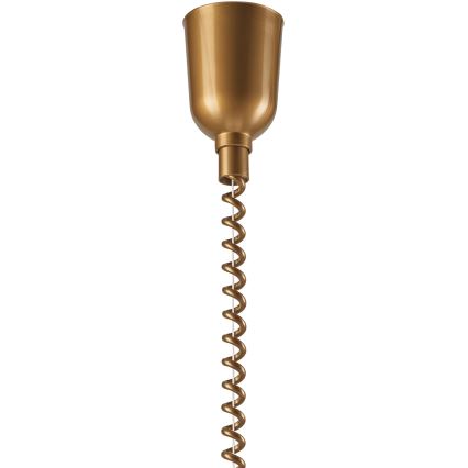 Pull-down chandelier CHIARA 1xE27/60W/230V brown/beech