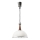 Pull-down chandelier CHIARA 1xE27/60W/230V silver/brown/beech