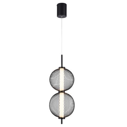 PUMA Cable-Suspended LED Pendant, 10W/230V, Ø 14 cm, Black