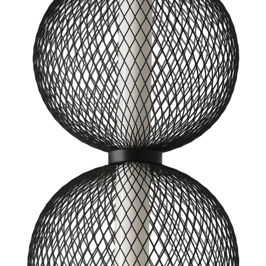 PUMA Cable-Suspended LED Pendant, 10W/230V, Ø 14 cm, Black