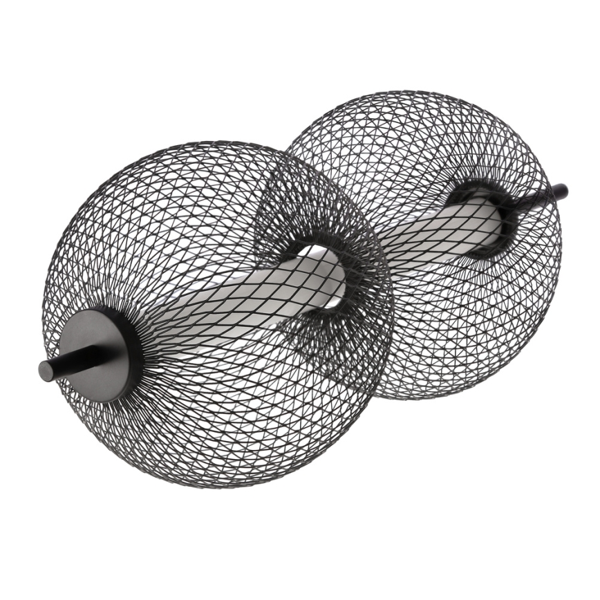 PUMA Cable-Suspended LED Pendant, 10W/230V, Ø 14 cm, Black