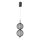 PUMA LED Hanging Light 10W 230V, 14 cm, Black