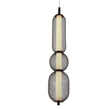 PUMA LED Pendant Light 15W 230V, Diameter 14 cm, Black