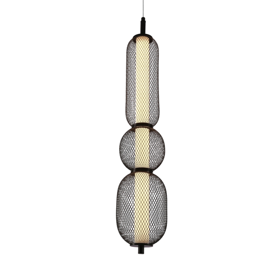 PUMA LED Pendant Light 15W 230V, Diameter 14 cm, Black
