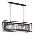 PUNE Hanging Light 4xE27/40W/230V Black