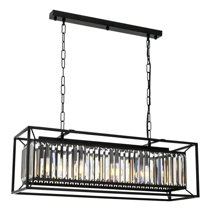 PUNE Hanging Light 4xE27/40W/230V Black