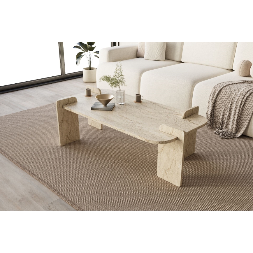 PURO 120x60 cm Coffee Table, Beige