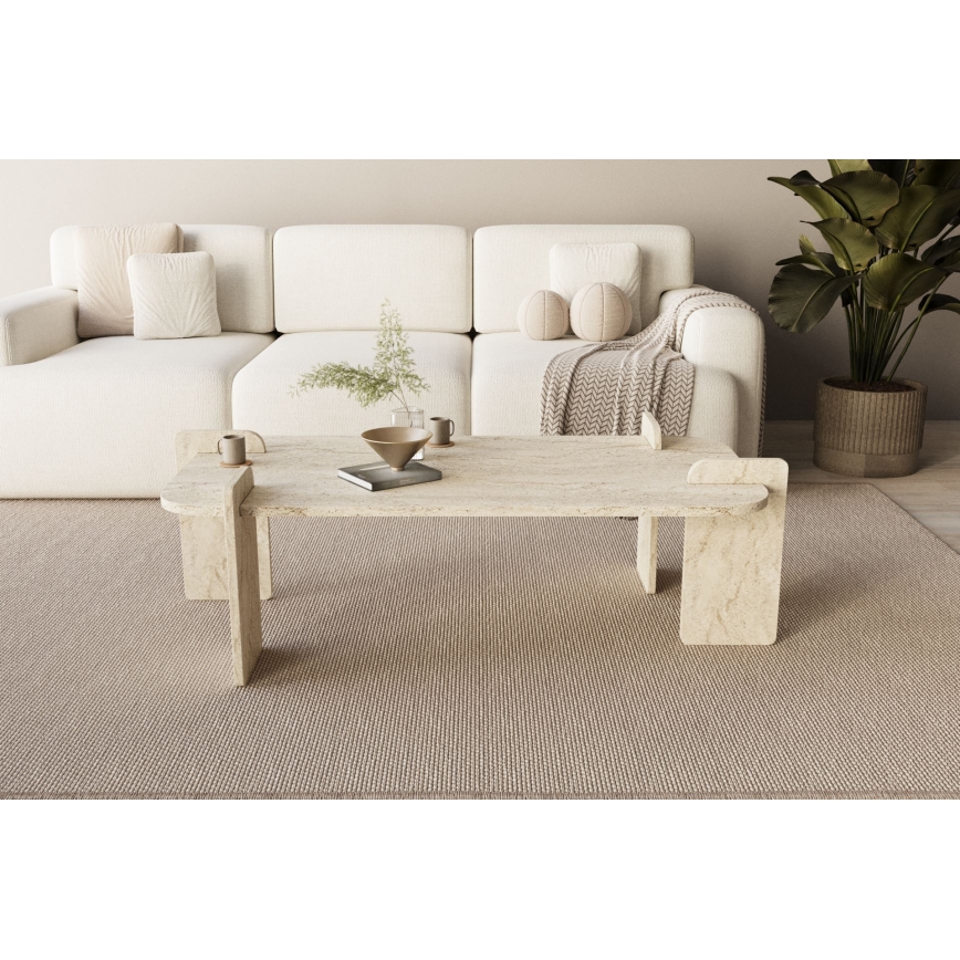 PURO 120x60 cm Coffee Table, Beige