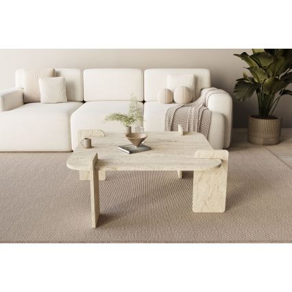 PURO 90x90 cm Coffee Table, Beige
