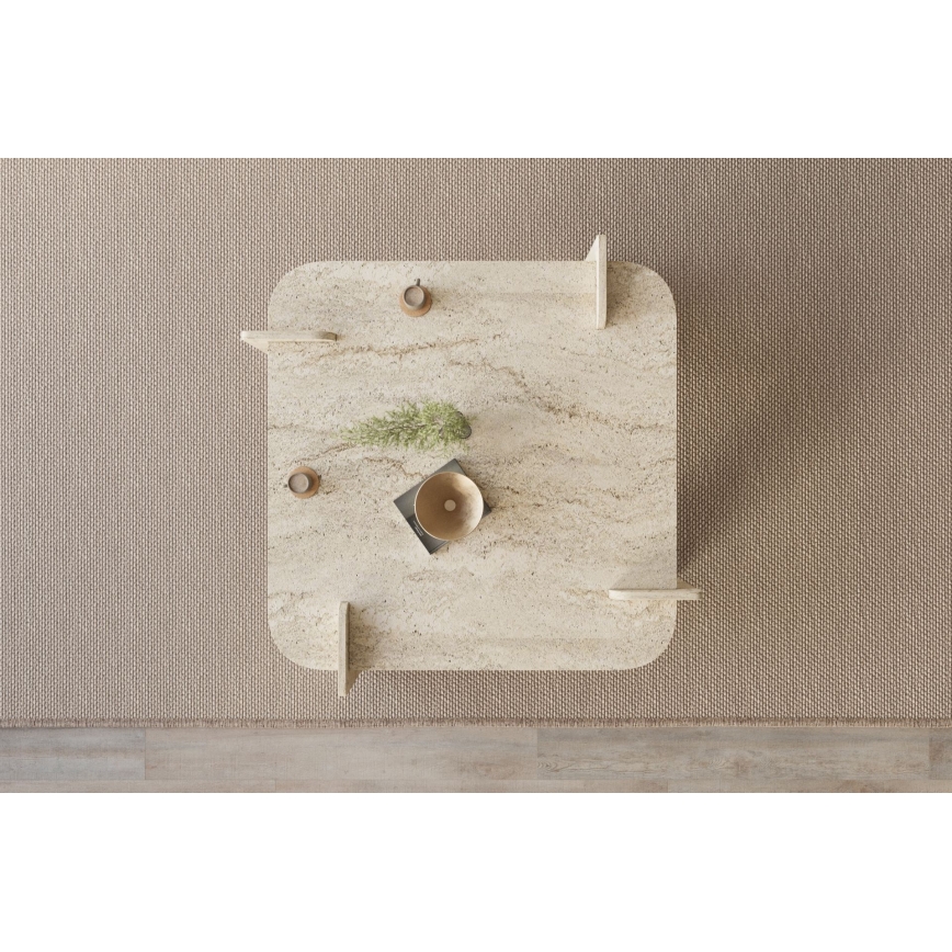 PURO 90x90 cm Coffee Table, Beige