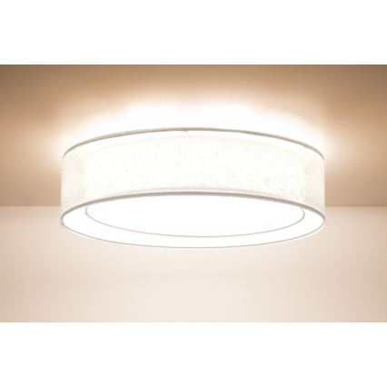 PURO ceiling light, 2x E27 (40 W), 230 V, Ø 50 cm, white