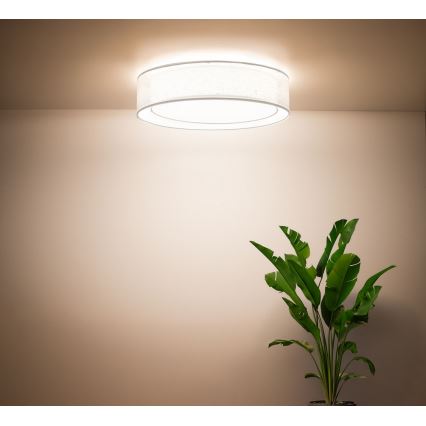 PURO ceiling light, 2x E27 (40 W), 230 V, Ø 50 cm, white
