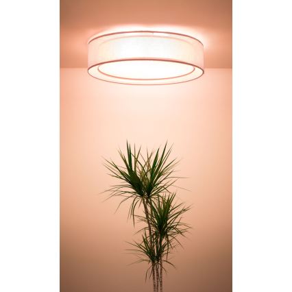PURO Ceiling Light 2x E27/40W/230V, Ø 50 cm, Pink
