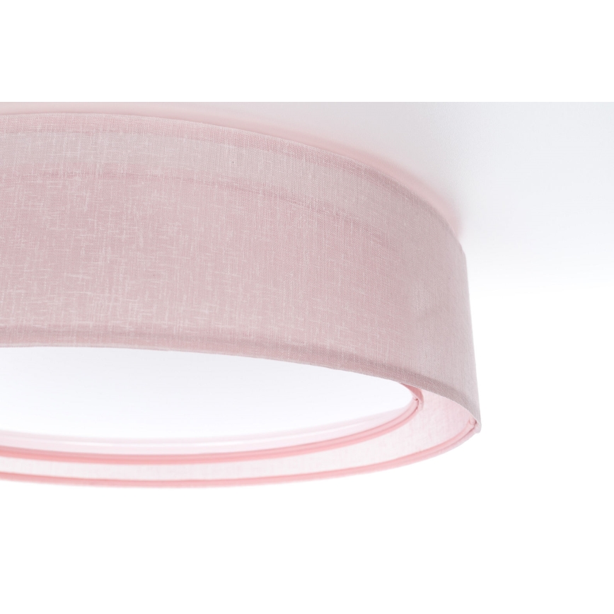 PURO Ceiling Light 2x E27/40W/230V, Ø 50 cm, Pink