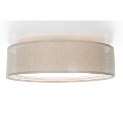PURO Ceiling Light 2xE27/40W/230V Ø 50 cm Beige