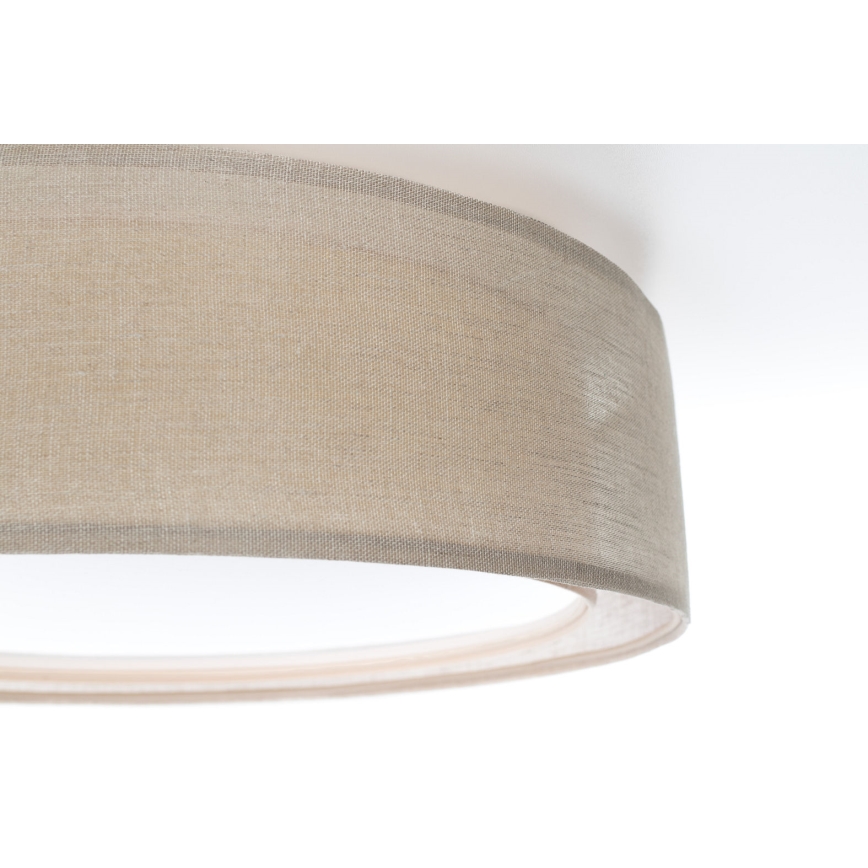 PURO Ceiling Light 2xE27/40W/230V Ø 50 cm Beige