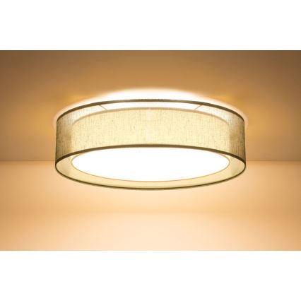 PURO Ceiling Light 2xE27/40W/230V Ø 50 cm Green