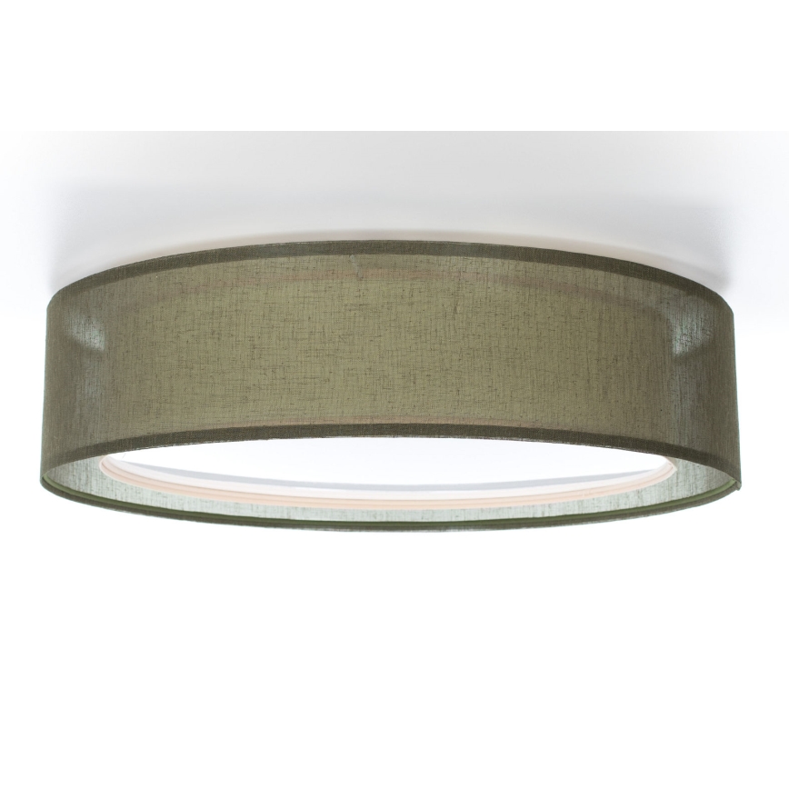 PURO Ceiling Light 2xE27/40W/230V Ø 50 cm Green