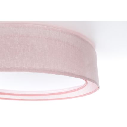 PURO Ceiling Light 2xE27/40W/230V Ø 60 cm Pink