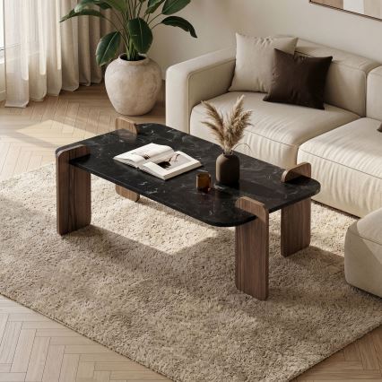 PURO Coffee Table 120 x 60 cm, Walnut/Black