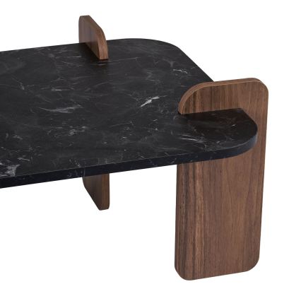 PURO Coffee Table 120 x 60 cm, Walnut/Black