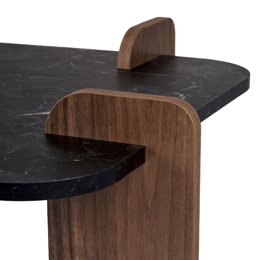 PURO Coffee Table 120 x 60 cm, Walnut/Black
