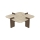 PURO Coffee Table 90x90 cm Beige/Walnut