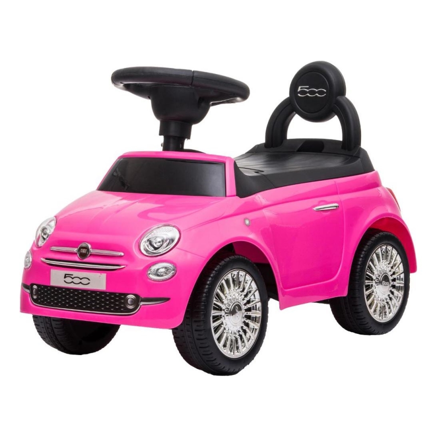 Push car Fiat 500 2xAA pink