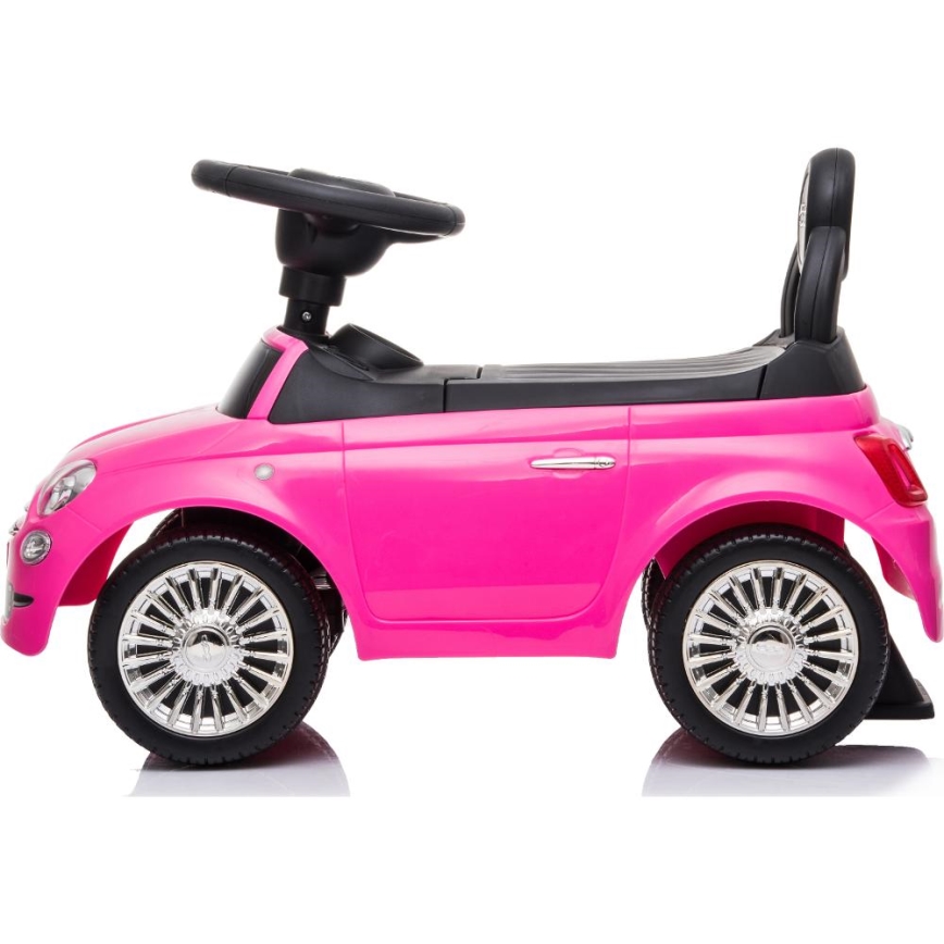 Push car Fiat 500 2xAA pink