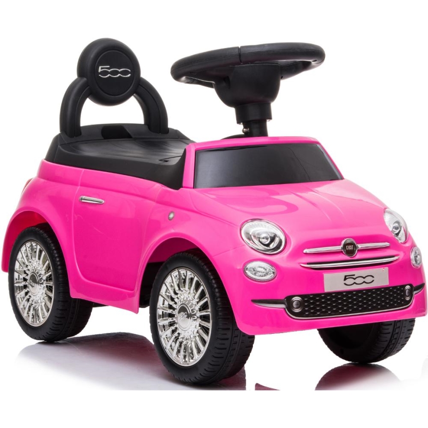 Push car Fiat 500 2xAA pink