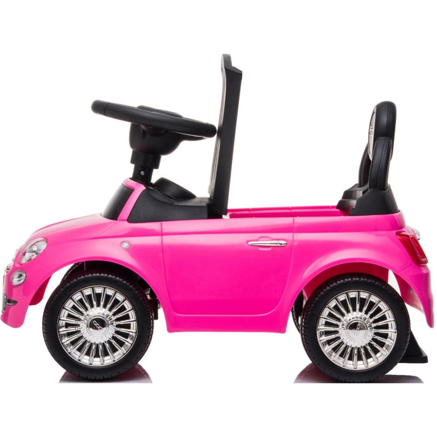 Push car Fiat 500 2xAA pink
