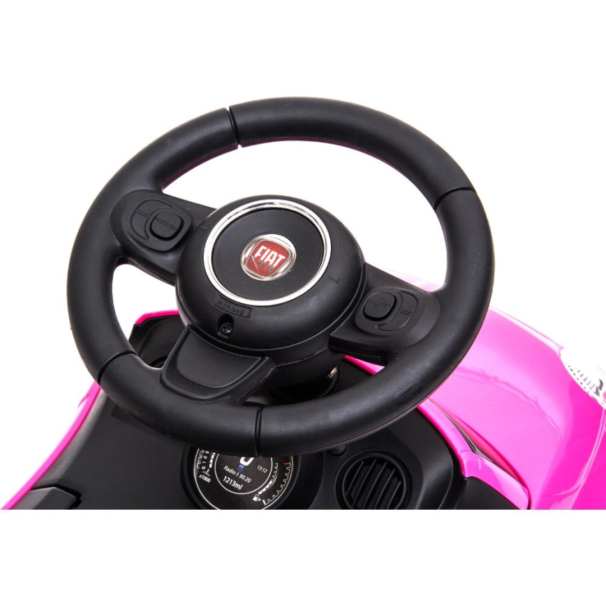 Push car Fiat 500 2xAA pink