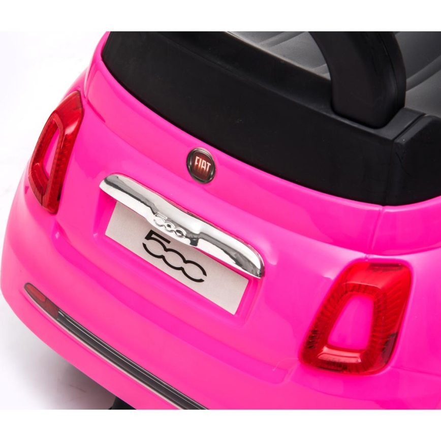 Push car Fiat 500 2xAA pink