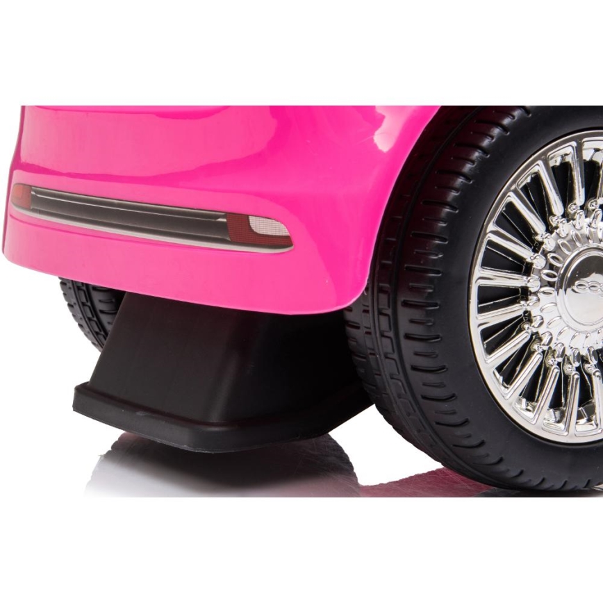 Push car Fiat 500 2xAA pink