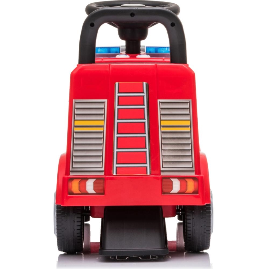 Push car Mercedes Fire truck 2xAA red