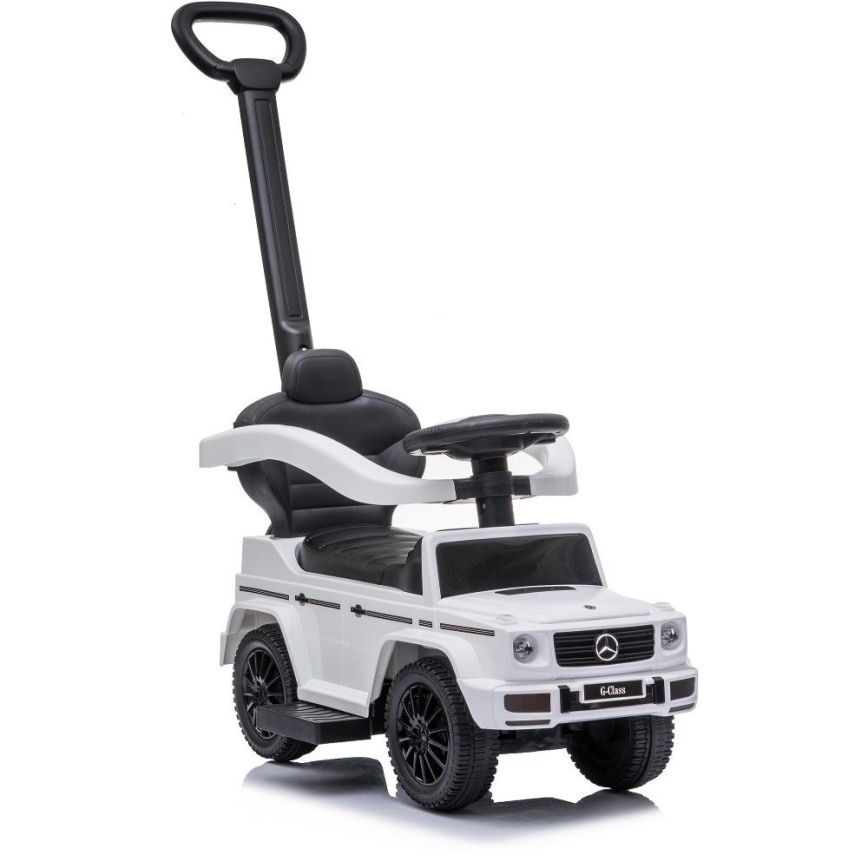 Push car Mercedes G350d 3in1 2xAA white/black