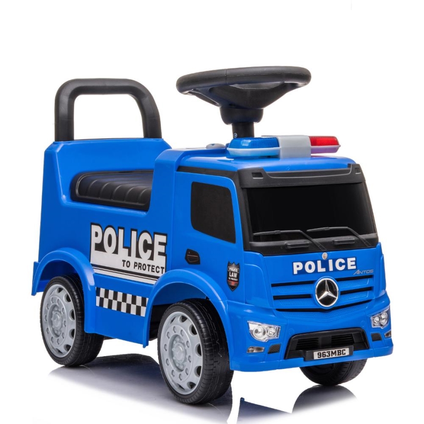 Push car Mercedes Police car blue