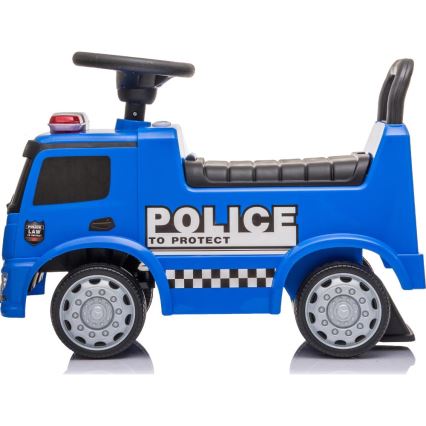 Push car Mercedes Police car blue