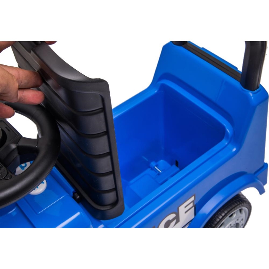 Push car Mercedes Police car blue