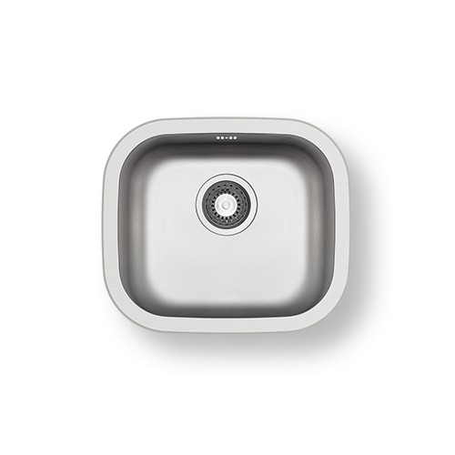 Pyramis 100080101 - Kitchen sink KIBA SQUARE 46,5x40,5 cm
