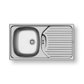 Pyramis 100139001 - Kitchen sink ET78 78x43,5 cm satin