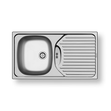 Pyramis 100139001 - Kitchen sink ET78 78x43,5 cm satin