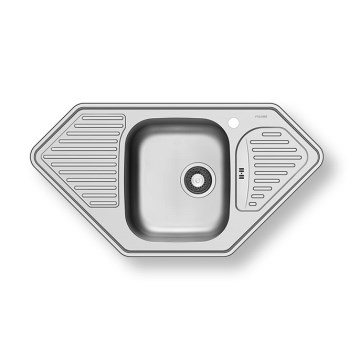 Pyramis 108760801 - Kitchen sink MEDUSA CORNER 95x50 cm