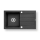 Pyramis 70006801 - Kitchen sink NEXT 76x44 cm granite/black