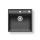 Pyramis 70007601 - CAMEA Kitchen Sink 50x53 cm granite/black