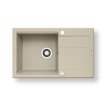 Pyramis 70083601 - SPARTA PLUS LUX Kitchen Sink 78x48 cm Granite/Beige