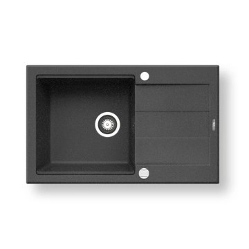 Pyramis 70083701 - Kitchen sink SPARTA PLUS LUX 78x48 cm granite/black